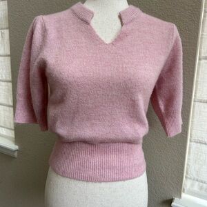 Buffalo David Bitton Soft Pink V-Neck Sweater